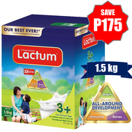 Lactum 3+ Plain 1.5kg Powdered Milk Drink for Children 3+ Years Old [SAVE P175]