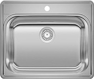 BLANCO, Stainless Steel 441078 ESSENTIAL Drop-In Utility Laundry Sink, 25" X 22"