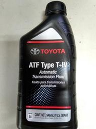 【熱油網】 豐田 TOYOTA ATF T-IV TYPE T-IV 自動變速箱油 《12瓶出貨/限貨運寄送》(缺貨)