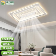 Leaf Voice Spectrum Living Room Lamp Fan Lamps Full Modern Ceiling Lamp All-in-One Hall Simple Zhong