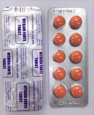 🔥ORIGINAL🔥 Vitbion forte Vitamin B1 B6 B12 (10S) (Similar Neurobion) 10TAB [EXP:10/25] untuk Saraf U