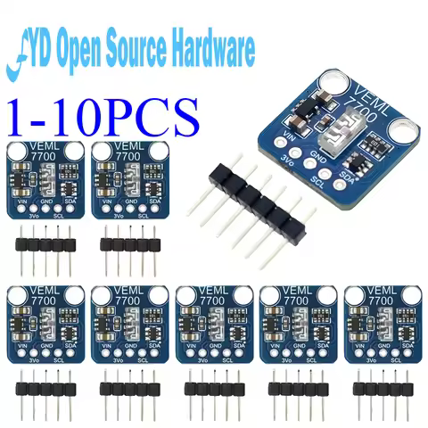 1-10PCS VEML7700 Ambient Light Sensor Module 16-bit I2C 0-120klux for Arduino Raspberry Pi Auto Brig