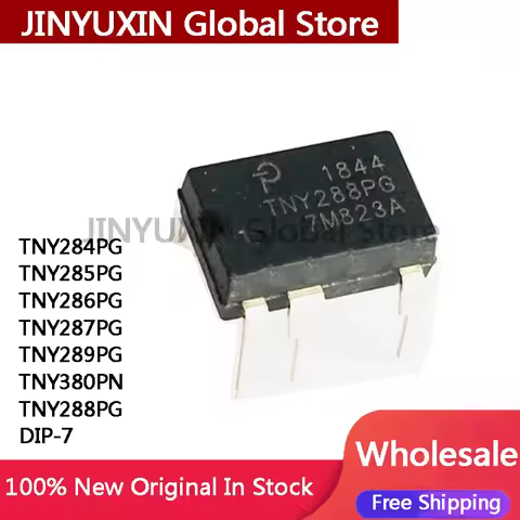 10pcs TNY284PG TNY285PG TNY286PG TNY287PG TNY288 TNY289PG TNY380PN DIP-7 In Stock Wholesale
