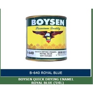 Boysen Quick Dry Enamel Royal Blue B-640 1/4 L