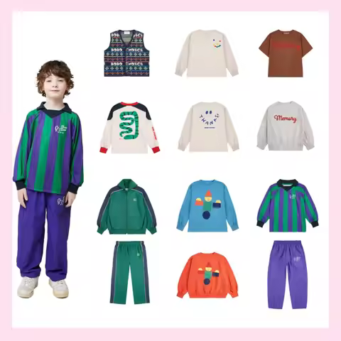 2026 Spring/Summer BC Children's Sports Set Home Clothing Set