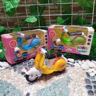 DIECAST VESPA CLASSIC ALLOY - MINIATUR MOTOR CLASSIC VESPA