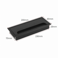 WEVOLA | Wire Management Hole Cover Aluminium