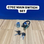 HONDA C70Z MAIN SWITCH SET KUNCI SWITCH MAINSWITCH SET C70-Z C70 Z C70Z C-70 C 70 C70 HONDA BULAT HO