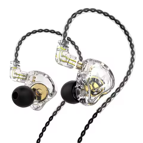TRN MT1 HIFI In Ear Earphone DJ Monitor Earphones Earbud Dynamic Sport Noise Cancelling IEM Headset
