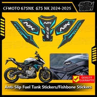 675 NK 2025 Motorcycle Frosted Sticker Suitable for CFMOTO 675NK Model Anti Slip Decal Fuel Tank Cap
