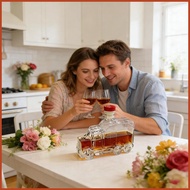 Whiskey Decanter Whiskey Container Half Truck Decor 375ml Champagne Container with Stopper for Home 