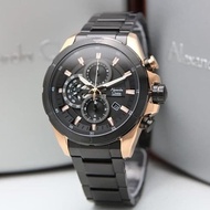 jam tangan Alexandre Christie pria 2019 ac 6508 rosegold black chrono