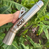 Kou Super OPEN CANISTER 51MM INLET TUBE TYPE CANISTER ONLY Daeng sai4 Nlk exhaust muffler pipe Aun