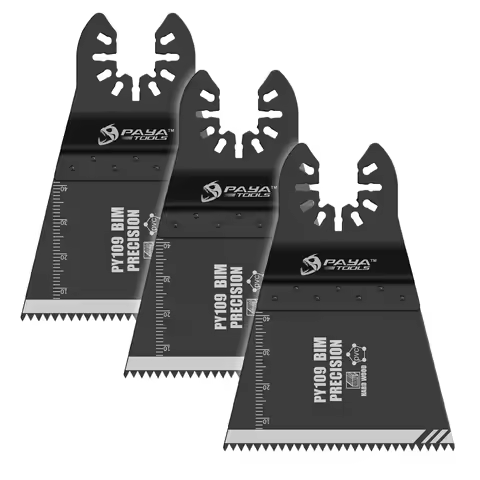 PAYA Bi-Metal Cobalt Oscillating Multi Tool Blades 2-3/4" Extra-Wide Oscillating Saw Blades for Clea
