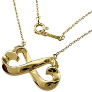 TIFFANY & Co.)/Tiffany 雙心形 Paloma Picasso 項鍊，18K 黃金，5.3 克，42 厘米，女士款 [二手]