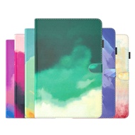 for Samsung Galaxy Tab A8 2022 Case 10.5" SM-X200 SM-X205 X200 X205 Cover Tablet Fashion Watercolor Magnetic Wallet Stand Casing