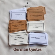 German Quotes/Quotes in German