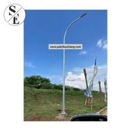 π© LAMPU TENAGA SURYA β READY STOCK TIANG PJU OKTAGONAL 7 METER SINGLE ARM PARABOLA GALVANIZED π© β HE