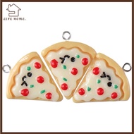 YELGIRL 30Pcs, 0.93 inch(23.5mm) wide 1.16 inch(29.5mm) long Pizza Charms, Smooth and comfortable to