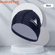 AUGUSTUS Swimming Hat Unisex Waterproof Swim Caps Swim Bathing Hats Diving Equipment Women Long Hair