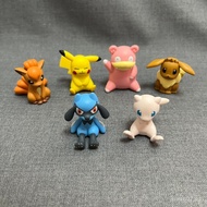 Bulk Cargo Gacha Pocket Monster Pikachu Slowpoke Eevee Ornament Model Figurine