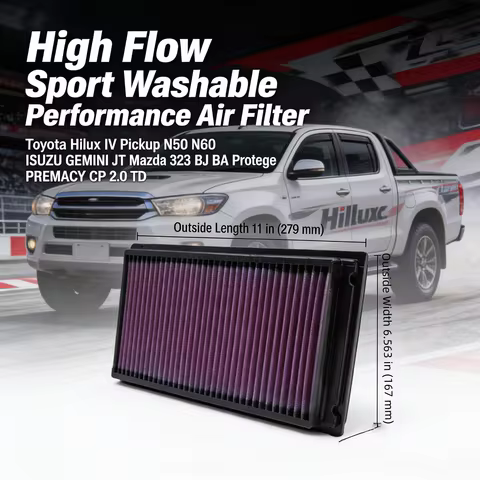 For Toyota Hilux IV Pickup N50 N60 ISUZU GEMINI JT Mazda 323 BJ BA Protege PREMACY CP 2.0 TD High Fl