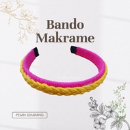 CHILDREN'S MACRAME HEADBAND HANDMADE FASHION HEADBAND JOGJA LOCAL PRIDE HEAD ACCESSORIES DECORATIVE 