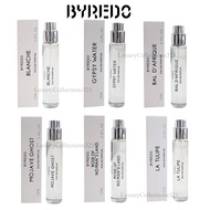 Byredo (Miniature) Blanche/ Gypsy Water/ Bal d'Afrique/ Mojave Ghost/ Rose Of No Man's Land/ Super Cedar/ La Tulipe 12ml