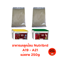 อาหารนกลูกป้อน Nutribird A19 - A21 สูตรสำหรับลูกนกทุกสายพันธ์ุ อาหารลูกป้อนนก อาหารนก (แบ่งขาย 250g)