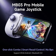 MB03 PRO Mobile Game Controller Bluetooth 5.0 One-Click Combo & Equipment Swap Auto Shooting Vibrati