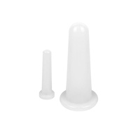 2 Pcs Set Bekam Muka, Set Bekam Silikon, Bekam Urut untuk Muka, Badan, Mata, Anti-Penuaan, Penjagaan