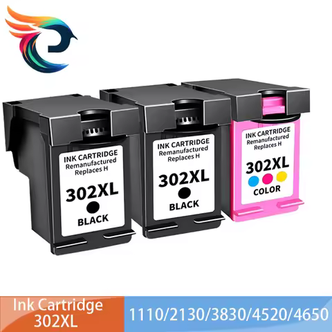 302XL Ink Cartridge For HP Deskjet 1110 1111 1112 Envy 4520 4521 4522 4526 4526 4527 4528 Officejet 