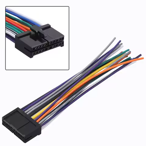 Fitments Installation Location Non Deformed Notes Radio Wire Harness 20pin High Quality 8-12V ABS Ad