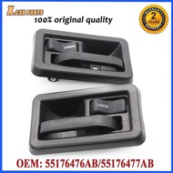Car Interior Inside Door Latch Handles Interior Pair Left & Right 55176476AB 55176477AB For Jeep Wra