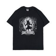 Metal T-Shirt Satanic Distro T-Shirt Men Women Black SIXCISSORS 666 Swing