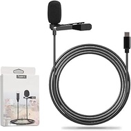Mini Microphone USB-C Microphone, Omnidirectional Condenser Table Microphone with 1.5 m Cable, Plug 