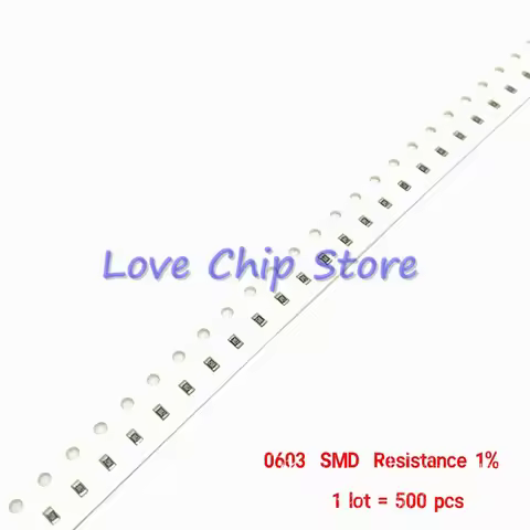 500pcs 0603 1% SMD resistor 1/10W 31.6K 32.4K 33K 33.2K 34K 34.8K 35.7K 36K 36.5K 37.4K 38.3K 39K 39