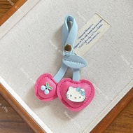 Sanrio Hello Kitty Nhỏ Anh Đào Móc Khóa Hoạt Hình Mèo Kitty Dễ Thương Túi Phụ Kiện Trang Trí Xe Móc