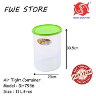 Twins Dolphin 11 Litres Air Tight Container / Rice Container / Snack Container GH7936