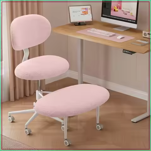 Ergonomic Cross Legged Office Chair with Wheels, ADHD Chair for Adults, Meditation Chair, Yoga Chair