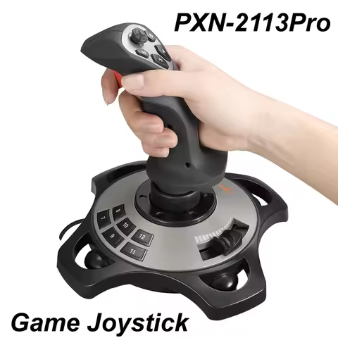 PXN-2113 Pro Joystick Flight Simulator Gamepad Controller Pc Flight Simulator Cockpit Stick for PC/D