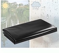 Pond Liners Waterproof and Weatherproof Rubber Pond Liner HDPE Pond Skins Liner for Fish Ponds Stream Fountain Water Garden AWSAD (Color : Black, Size : 4mx8m/13.1x26.2ft)