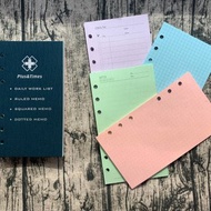 A6活頁筆記本內頁/6孔活頁內芯/隨身手札內芯