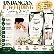Kad Kahwin Digital Custom | Undangan E-Wedding Eksklusif | Jemputan Kahwin Online RSVP WhatsApp & Go