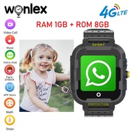 Wonlex KT12 4G kids smart watch video call 1.2GHz Android 8.1 GPS Location Tracker SOS call Smart phone Watch for childen WhatsAPP