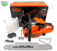 Mesin Chainsaw 16" Bar Gigi YASUKA YSK1800 XT-16 2Tak / Mesin Gergaji Kayu Chain Saw Senso Bar Gigi 