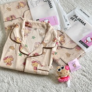 Korea SPAO Tanning Hello Kitty Short Sleeve Pajamas