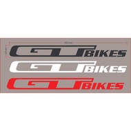 GT Bike Stickers, Cutting Bike Stickers