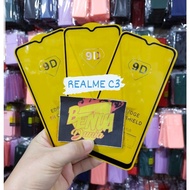 ANTI-SCRATCH GLASS REALME C3 - TEMPERED GLASS FULL GLUE 9D TEMPER GLASS REALME C3 - BD