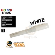 [WHITE] White Siwak Holder | Empty Plastic Holder | Siwak Storage Container